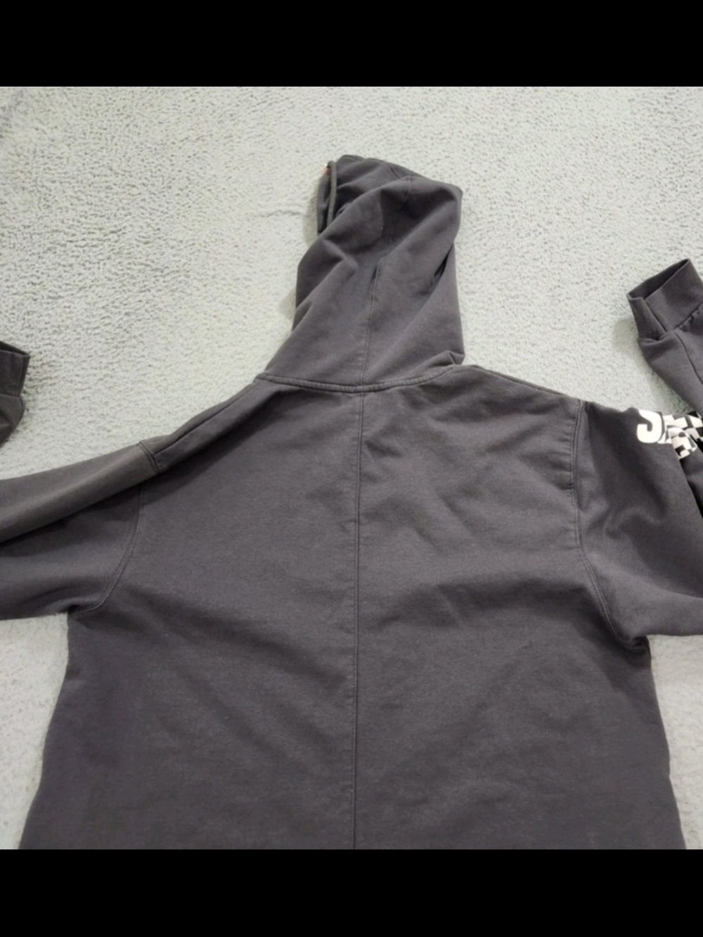 Savage X Fenty Gray Hoodie with White Logo Detail - Picture 8 of 8